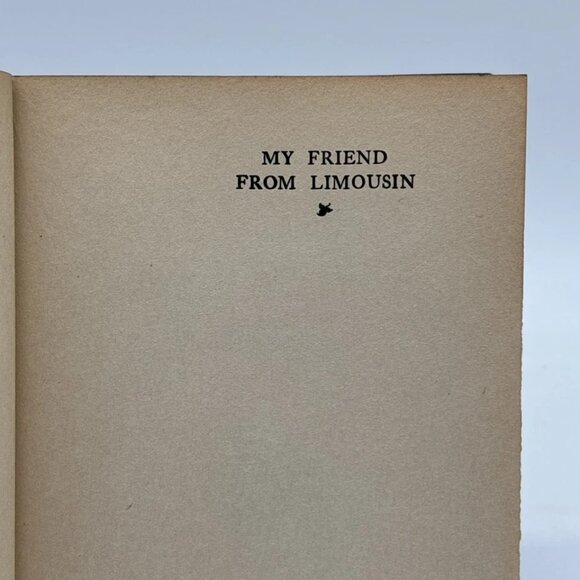 My Friend From Limousin by Jean Giraudoux (1922) First Edition Hardcover - Picture 5 of 7